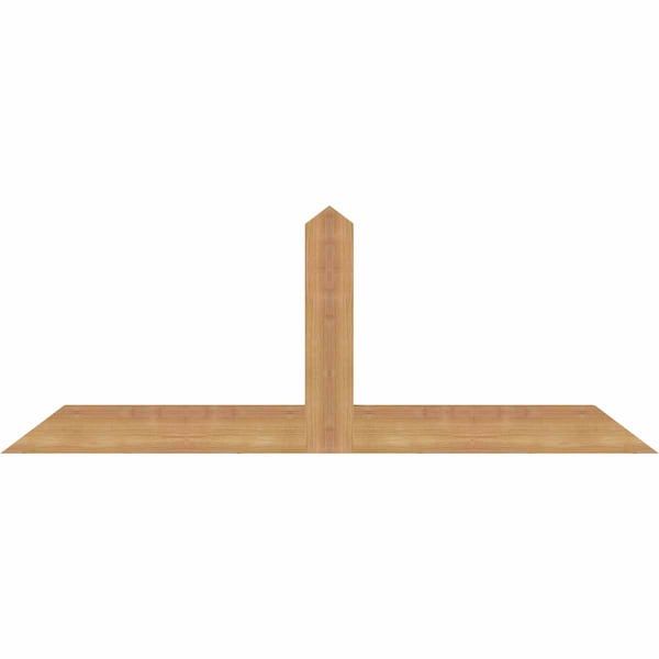 Ekena Millwork Portland Smooth Timber Gable Bracket, Western Red Cedar, 48"W x 18"H x 1 1/2"D x 3 1/2"F, 9/12 Pitch GBW048X18X0204POR00SWR - main